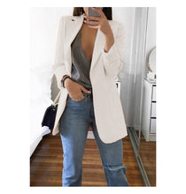 Load image into Gallery viewer, Blazer 5xl Long Women Ladies Femme Mujer Dames Casual Office White Black Blue Red Yellow Pink Orange Plus Size Oversized Blazer
