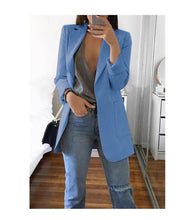 Load image into Gallery viewer, Blazer 5xl Long Women Ladies Femme Mujer Dames Casual Office White Black Blue Red Yellow Pink Orange Plus Size Oversized Blazer
