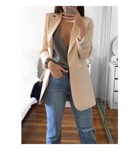 Load image into Gallery viewer, Blazer 5xl Long Women Ladies Femme Mujer Dames Casual Office White Black Blue Red Yellow Pink Orange Plus Size Oversized Blazer
