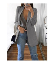 Load image into Gallery viewer, Blazer 5xl Long Women Ladies Femme Mujer Dames Casual Office White Black Blue Red Yellow Pink Orange Plus Size Oversized Blazer
