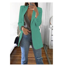 Load image into Gallery viewer, Blazer 5xl Long Women Ladies Femme Mujer Dames Casual Office White Black Blue Red Yellow Pink Orange Plus Size Oversized Blazer
