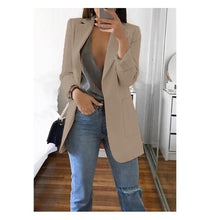 Load image into Gallery viewer, Blazer 5xl Long Women Ladies Femme Mujer Dames Casual Office White Black Blue Red Yellow Pink Orange Plus Size Oversized Blazer
